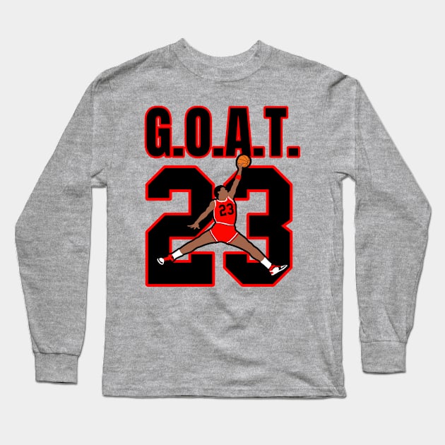 G.O.A.T. 23 Long Sleeve T-Shirt by Gamers Gear